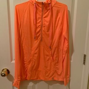 Vibrant Orange Workout pullover